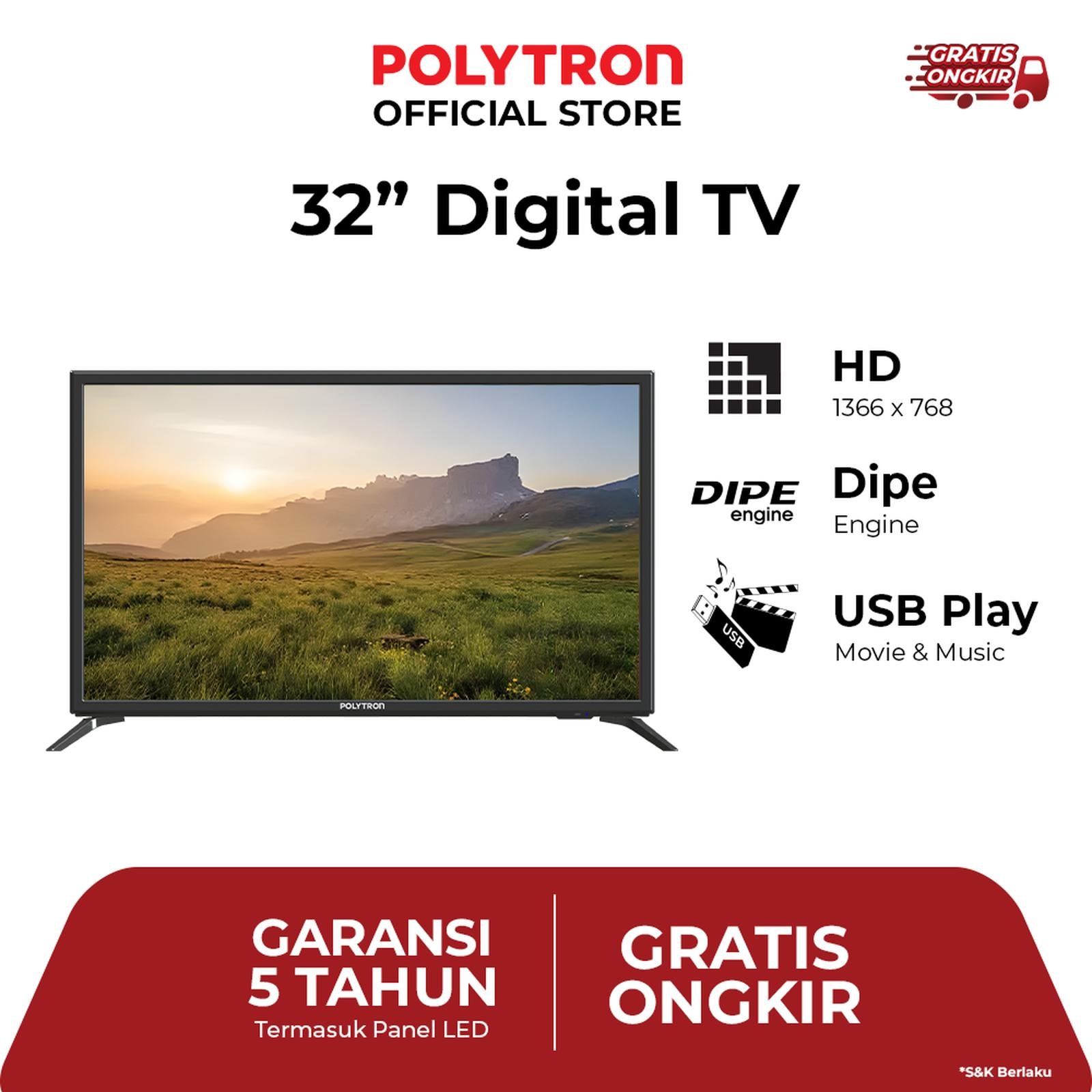 LCD TV 32 inch Polytron